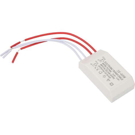 Transformateur électronique pour éclairage LED 220 V CA vers 12 V 20-60 W pour lampe halogène (1/4)