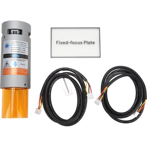 Module Laser 450nm, tête de mise au point fixe à point comprimé pour Machine de découpe et gravure CNC 12V 2.5W (1/5)