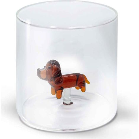 BICCHIERE IN VETRO BOROSILICATO 250ML BASSOTTO