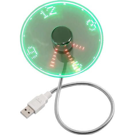 d'horloge USB avec tuyau flexible en métal direction réglable (1/5)