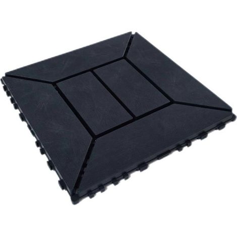 Set 9 Pezzi Piastrelle Pavimento da Esterno Antracite 30,4 x 30,4 x 2 cm (1/2)
