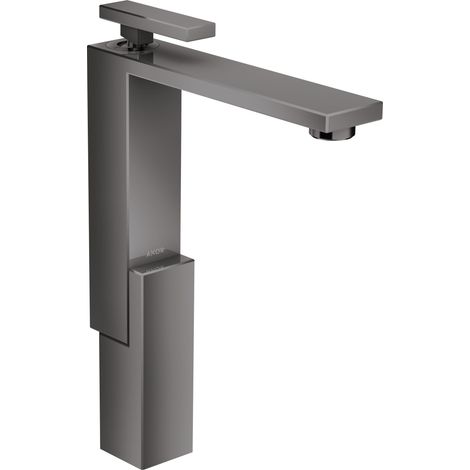 Mitigeur monocommande pour lavabo 280 AXOR EDGE avec vidage en chrom noir poli (1/3)