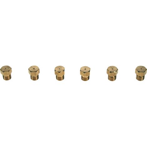 Kit injecteurs gaz butane 49012642 pour Cuisinière CANDY, HOOVER, IBERNA, ROSIERES (1/3)