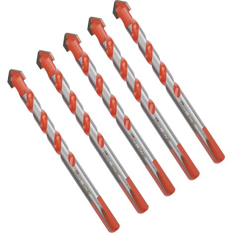 12-mm-Hartmetallbohrer mit Dreikantschaft, 5er-Packung (1/5)