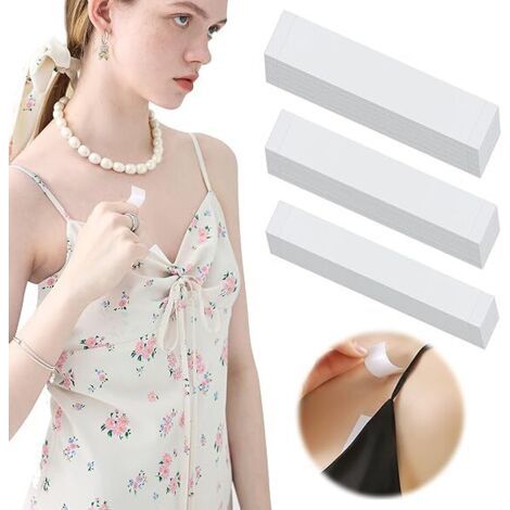 360 cintas adhesivas de doble cara para moda, ideales para el cuerpo, el pecho, lencería, ropa y camisas - 1,2 cm × 8,5 cm (1/5)