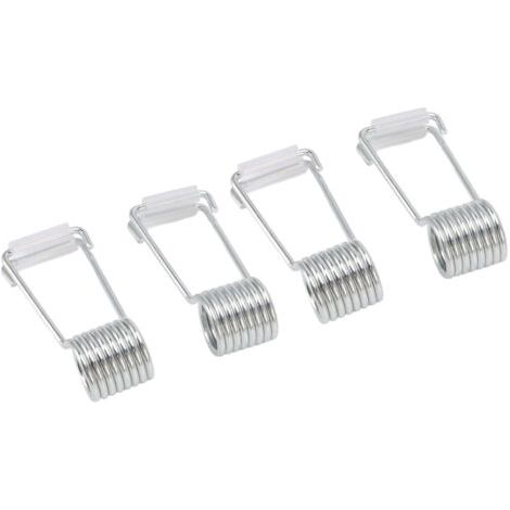 Eosnow Charnière à ressort de 2CM, 4 pièces, fermeture automatique, goupilles de charnière à ressort, accessoires de loquet de porte (1/5)