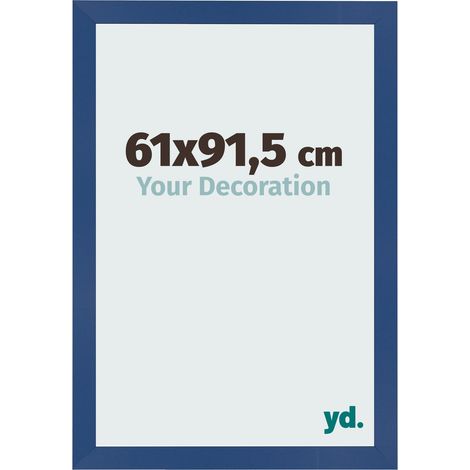 yd. - Cadre photo 61x91.5 - Bleu Fonce - MDF - Bologna