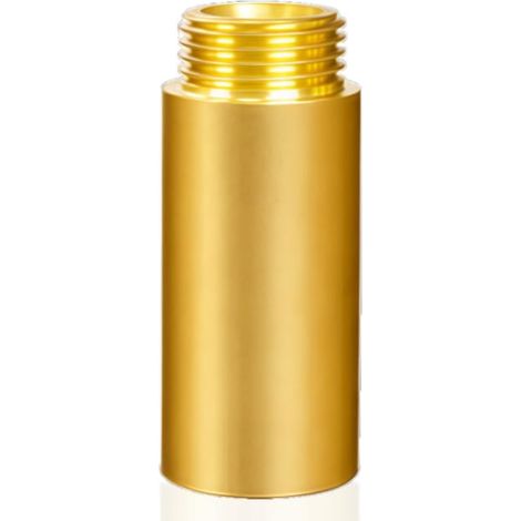 Varilla de extensión de latón para grifo, G1/2" x 50 mm, adaptador roscado universal. (1/5)