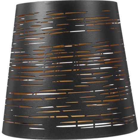 CCYKXA Metal Lampshade for Floor Lamps, Hollow Circular Striped Lampshade, Decorative Replacement Lampshade for Table Lamp