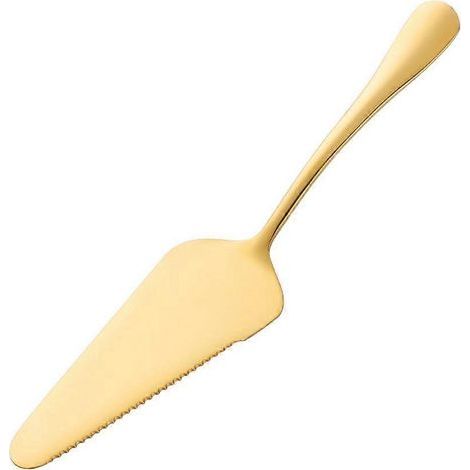 Pelle à gâteau dentelée simple en acier inoxydable, outil de cuisson, pelle à pizza, fromage et crème pour la cuisine (dorée)-22.74.1CM-Golden (1/3)