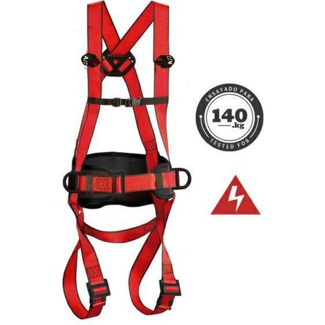 Climax Maxipro 10 Sicherheitsgeschirr rot und schwarz