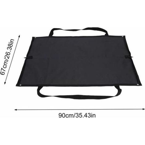 royaluxe - Sacs à déchets de jardin, sac à feuilles de jardin 2 en 1, sac à ordures extérieur, durable et réutilisable S Extérieur (1/4)