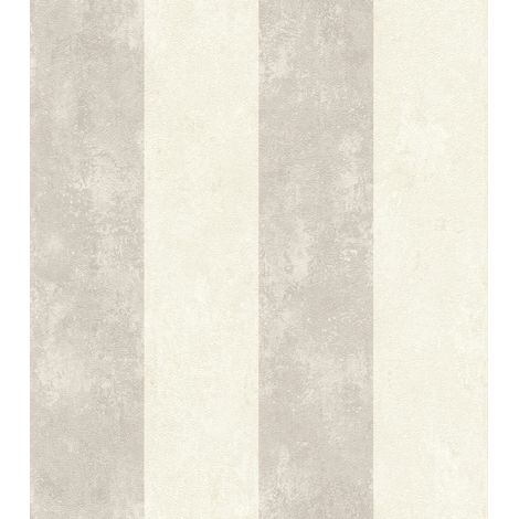 Rasch Rauhfaser-Vliestapete Lucera 1 creme-grau 10,05 x 0,53 m Wandtapete