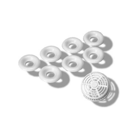 Kit 7 pz copribocchette jets per vasca idro calypso -NOVEL