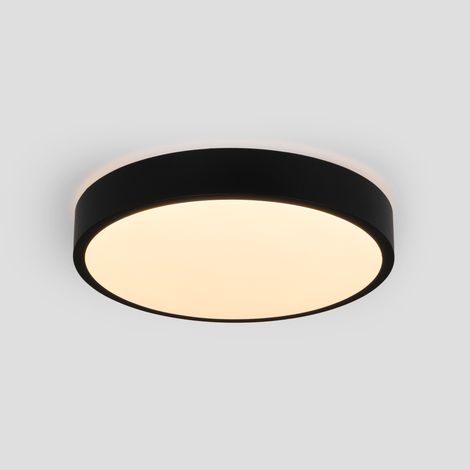 Lámpara De Techo LED Tipo Plafón - CCT - 36W - Ø50cm - Negro