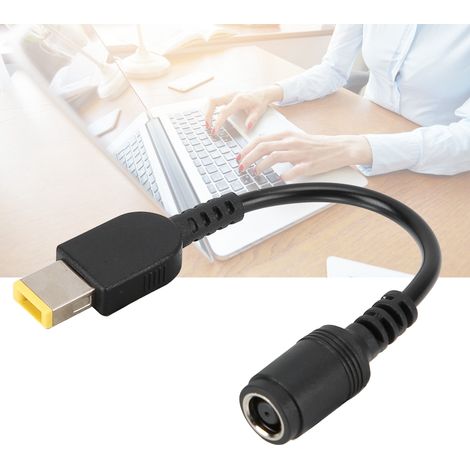 Câble d'alimentation Lenovo X240 X1 G405 pour adaptateur secteur rond vers connecteur rectangulaire