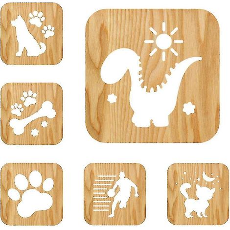 Veilleuse en bois, lampe frontale, décoration pour chambre d'enfant, blanc chaud