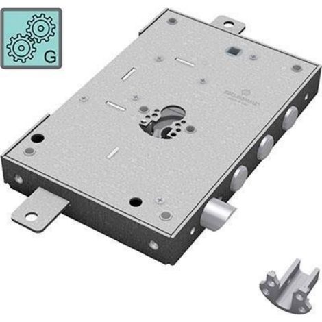 Securemme Serratura Triplice Per Porte Blindate Sx Reversibile Interasse Mm.37 Art. 265
