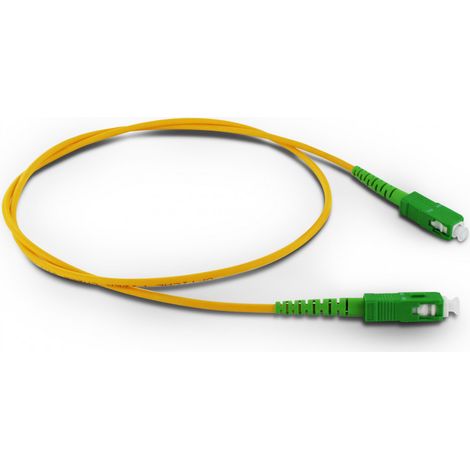 Câble fibre optique - monomode 0,8 m - orange et vert (1/3)