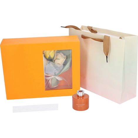 Coffret Cadeau Diffuseur Fleurs de Savon Parfum Durable pour Pièce Set Romantique pour Amoureux Maman (1/5)