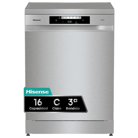 Hisense Lavastoviglie HS643C90X Capacità 16 Coperti Classe C Colore Inox