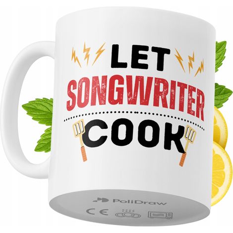 Lustige Kaffeetasse für Songwriter mit witzigem Textdesign – ideal für Geburtstage, Namenstage, Feiertage und besondere Anlässe. Hochwertige Tasse für Zuhause, Büro und Arbeit. Farbe: Weiß, 330 ml.
