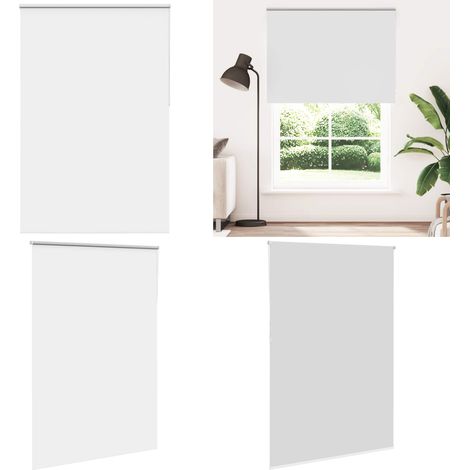 vidaXL Verdunkelungsrollo Weiß 165x230cm Stoffbreite 161,6cm Polyester (1/5)