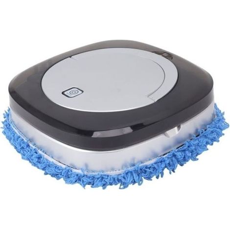 Robot laveur de sol automatique Robot de nettoyage automatique des sols, avec aspirateur à electromenager balayeuse Argent