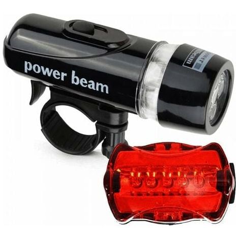 Taschenlampe Fahrrad Vorne Hinten Licht Set Fahrrad LED Scheinwerfer Taschenlampe Rücklicht Nacht Radfahren Lampe Kit Mountainbike Rücklicht Lampe (1/5)