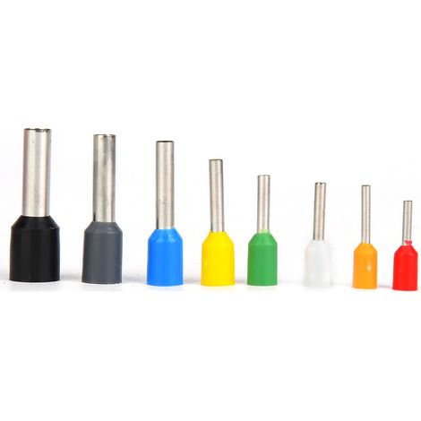 400-teiliges Crimp-Anschlussset aus verzinntem Kupfer mit PVC-Isolator und Stiftenden (1/5)