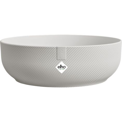 Elho Jazz Bowl 28 - Blanc - L 28 x B 27.5 x H 9 cm - intérieur - 100% recyclé (1/3)