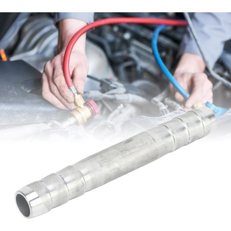Lot de 50 connecteurs en aluminium pour climatisation automobile, connecteurs droits, pièces de climatisation universelles, manchons en aluminium à 4 points (Référence : LR-FT080B) (1/5)