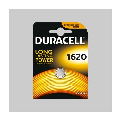 PILA A BOTTONE '1620' Blister 1 pezzo - 10 pezzi- DURACELL