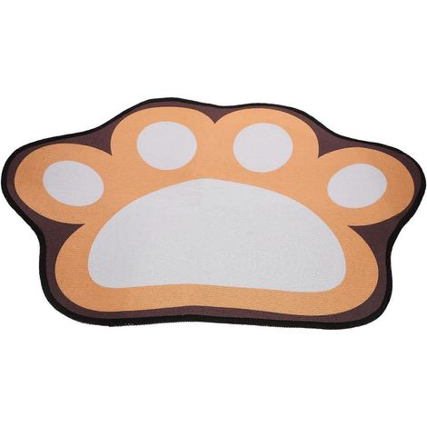 Tapis d'alimentation pour chat, facile à nettoyer, en polyester. (1/5)