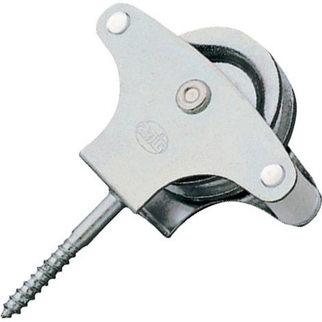 (25 u.) POLEA TENDEDOR METAL ZN TIRAF.