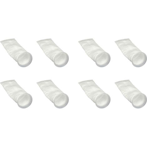 Sac chaussette filtrante en feutre pour aquarium marin, 8 x 200 µm, 4 x 15 pouces (1/4)