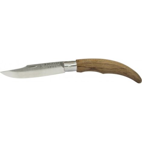 NAVAJA PUNTA 90 MADERA INOX. MLO. N - FLORES CORTES