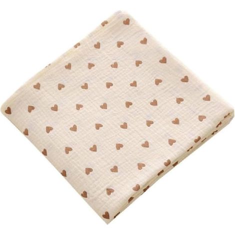 100 x 100 cm große Mullwindel aus Baumwolle, ultraweich, atmungsaktiv, Unisex-Babygeschenk