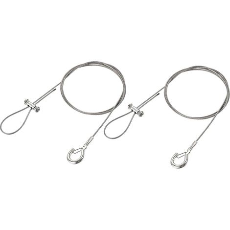 Kit de fil suspension pour tableaux JKAPCYJFHF, 2 jeux 1 m, charge (1/4)