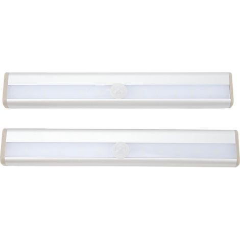 Set mit 2 Wohnmobil-Wegfahrleuchten, Tag-/Nachtsicht, hohe Empfindlichkeit, weißes Licht, Bewegungsmelder, Lichtleiste (1/5)
