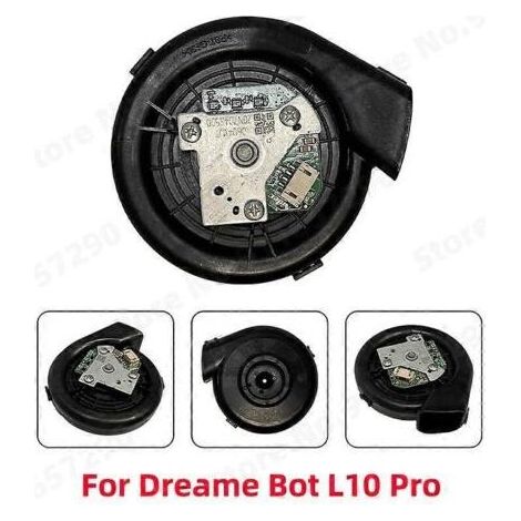 Ersatzteile für das Lüftermodul der Saugroboter Dreame Bot L10 Pro, D10 Plus, D9 MAX und Z10 Pro: Zubehör für Lüftermotor und Teppichbürsten. (1/5)