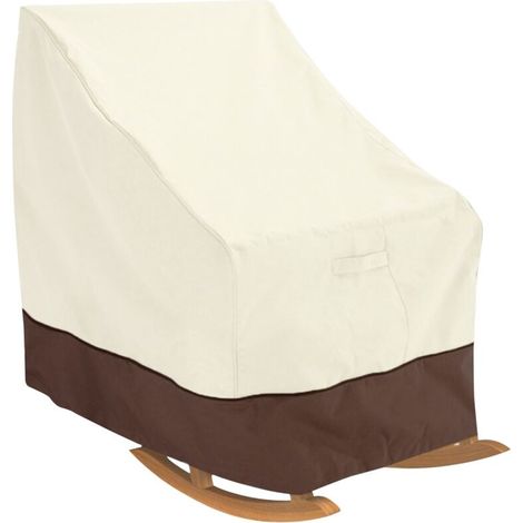 Simple rocking chair cover, garden furniture accessory, yard dustproof, 70x83x99cm (1/5)
