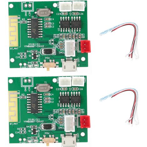 1 Paire Module Amplificateur Audio Stéréo Haut-Parleur pour Bluetooth 5.0 TWS 3.7‑5V (1/5)