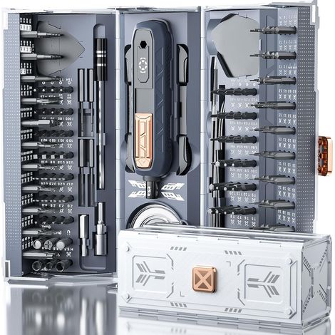 Kit de tournevis de précision manuel de 180 pièces JM-8192 pour le démontage et la réparation de téléphones portables et de modèles réduits d'avions. (1/5)