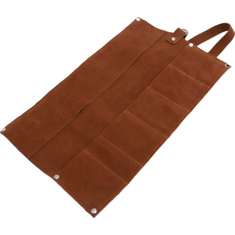 Bonsai-Werkzeugrolle, multifunktionale Werkzeugtasche, leichtes Rindsleder für den Hausgarten (1/5)
