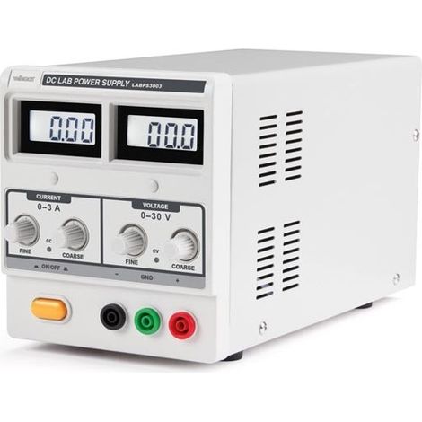Velleman Alimentation de laboratoire, alimentation labo, réglable, 0-30 VCC/0-3 A, limitation de courant, protection contre les courts-circuits, 2 x affichage LCD à 3 chiffres (1/6)