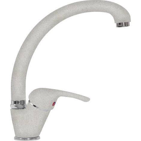 SCHOCK Miscelatore Omega Alto, Monocomando Canna Conica, Colore New Aluminia, h250mm (1/3)
