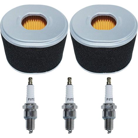 17210-ZE3-505 Kit filtre à air et bougie pour tondeuses moteurs Honda GX340 GX390 11HP 13HP (1/5)