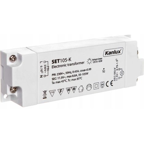 Elektronischer Transformator für 105-W-Halogenlampen
