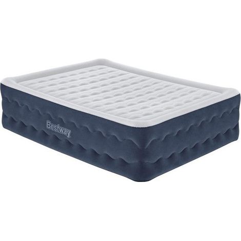 Bestway TruLeisure Luftmatratze Blau und Weiß Komfort (1/3)